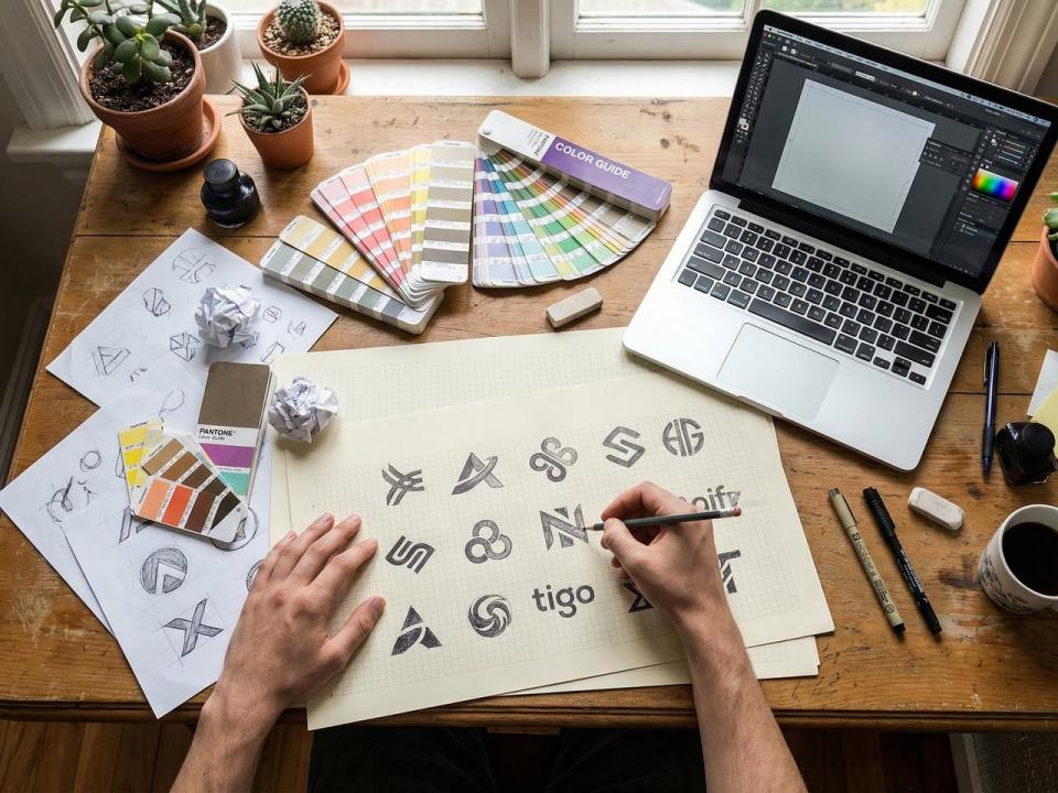 Branding and graphic design work